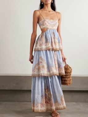 Zimmermann Daylight Tiered Maxi Dress